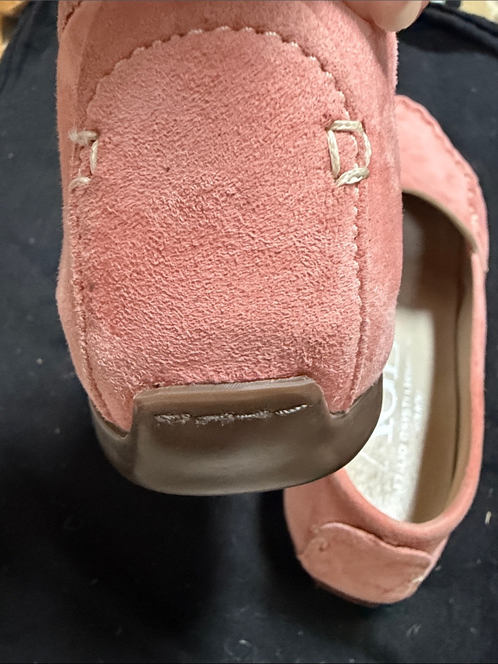 AGL Coral Pink Suede Driving Loafers - Picture 13 of 15